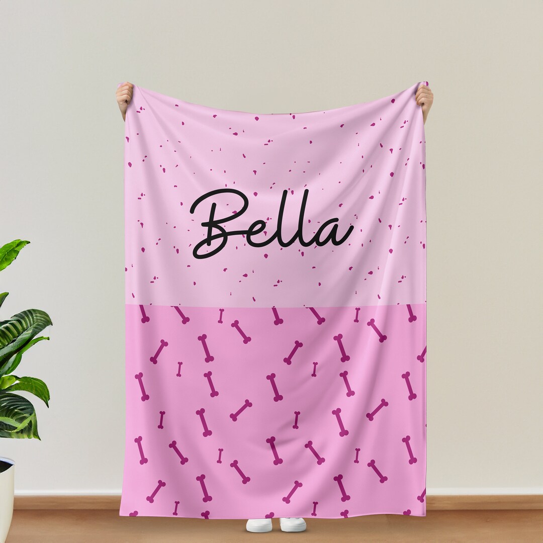Custom Dog Blanket, Custom Dog Bed Blanket, Unique Dog Blanket Gift, Dog Owner Gift Etsy