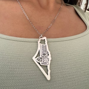 Palestine country necklace