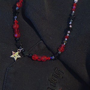Y2k star necklace