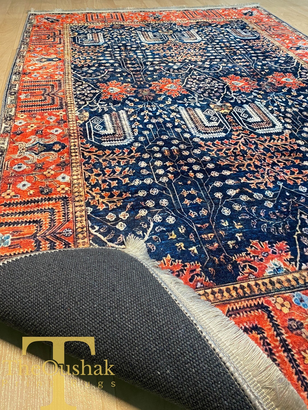 RED HERİZ RUGS Area Rug 8x10 Oriental Rugs 8x10 Traditional Etsy