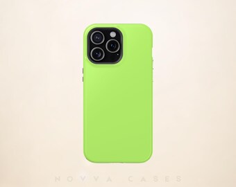 Lime Green Protective Phone Case: iPhone & Galaxy