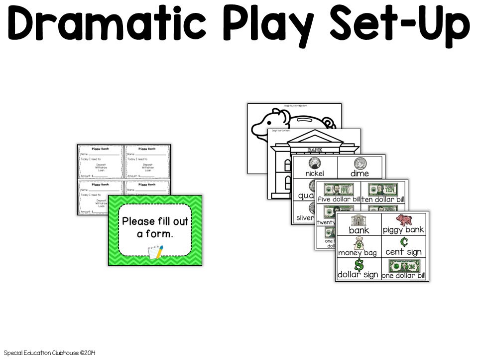 Bank Dramatic Play Center - Etsy