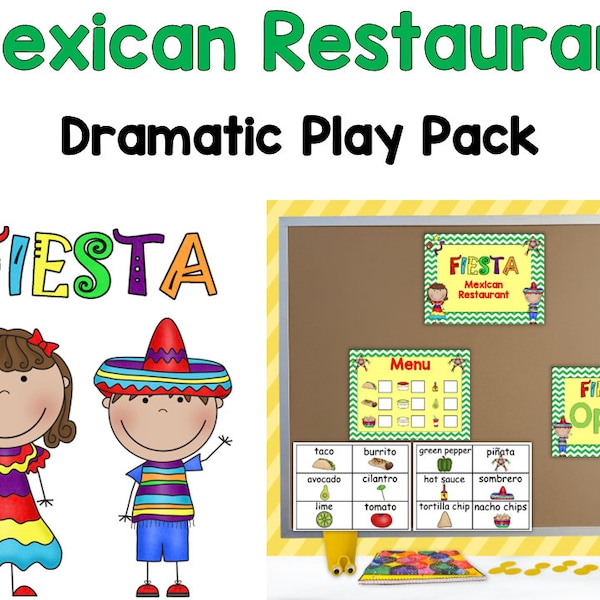 Mexican Restaurant Dramatic Play Center