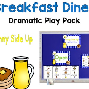 Breakfast Diner Dramatic Play Center