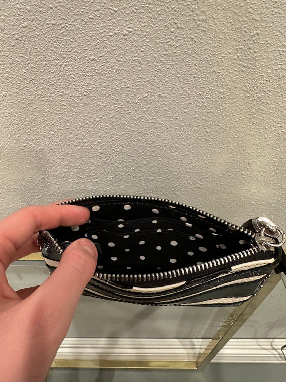 Vintage Brighton Zebra Pattern Leather Wallet - image 5