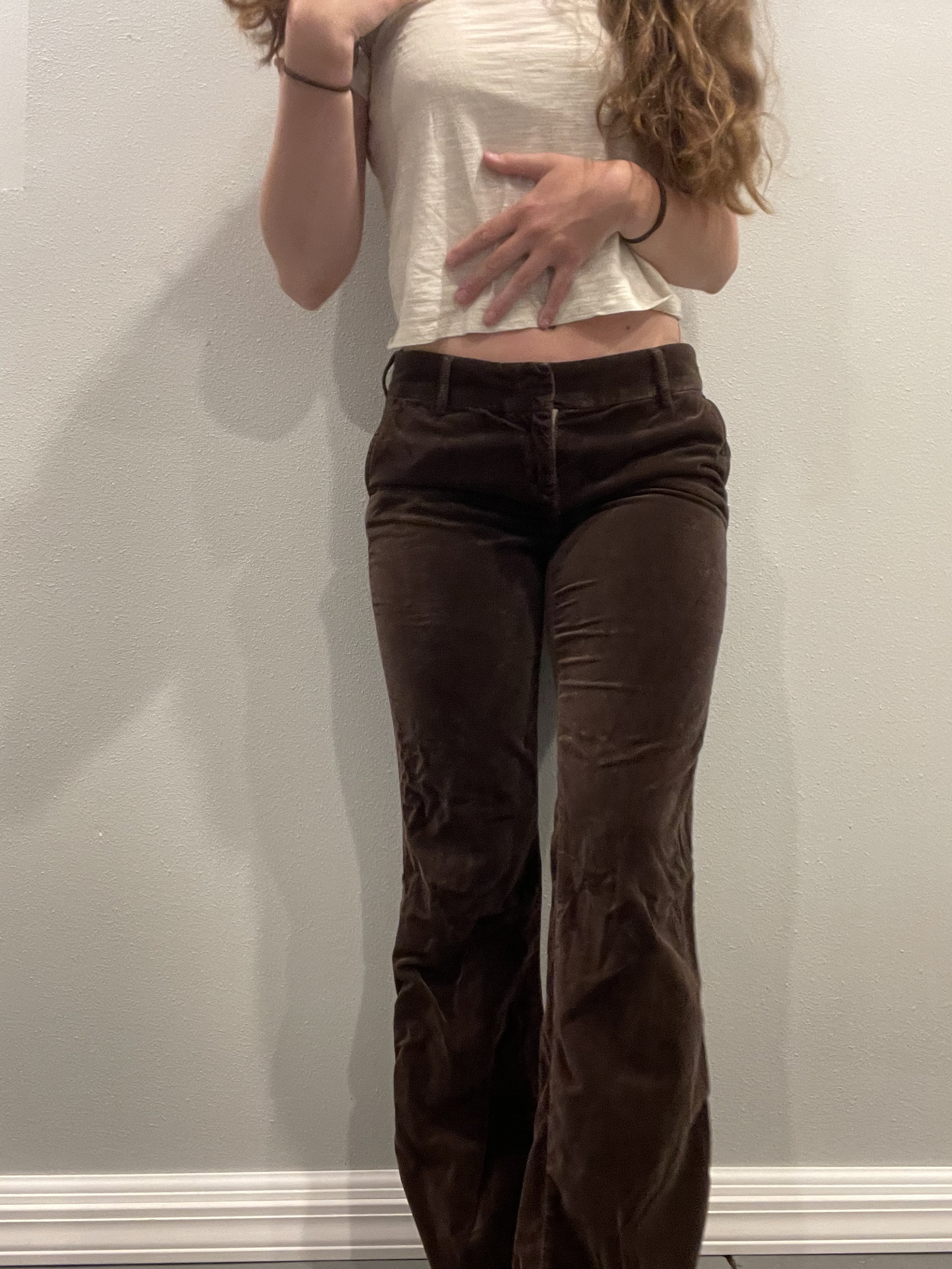 Suede Flared Pants -  New Zealand