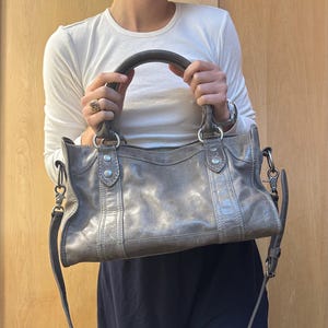 Vintage Frye Gray Melissa Satchel