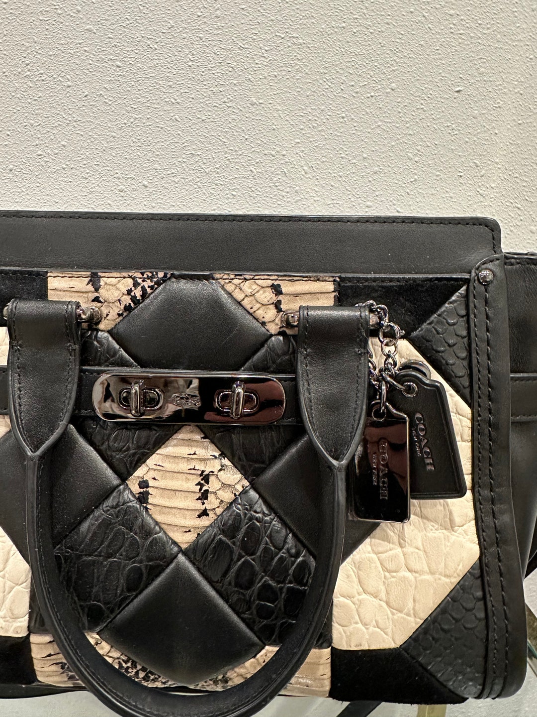 00s coach archive leather bag s1 黒 コーチ 00s coach archive leather bag s1 黒 コーチ