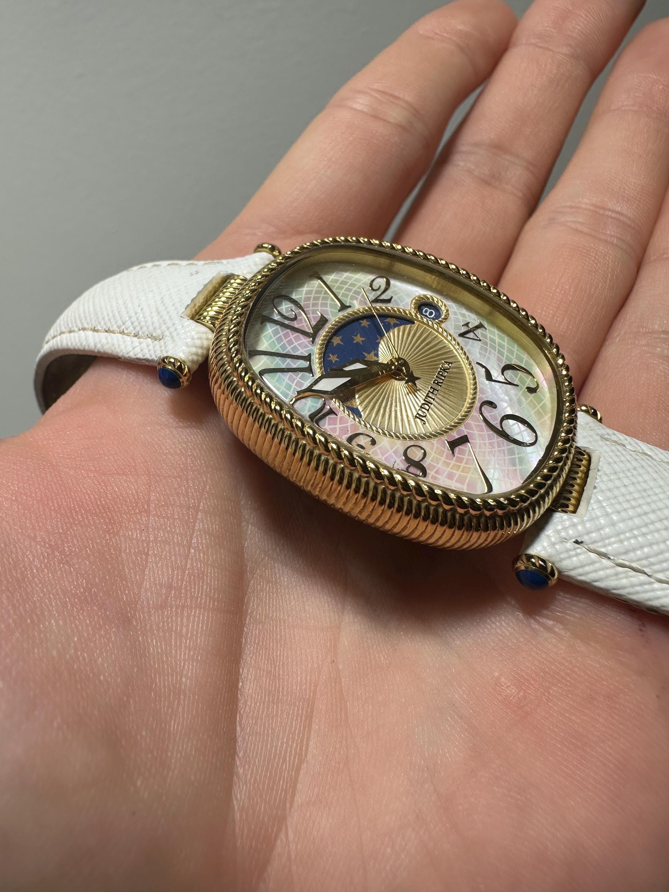 Judith Ripka Eternity Watch Judith Ripka Stainless Steel Chronograph Textured Watch with  main image 3