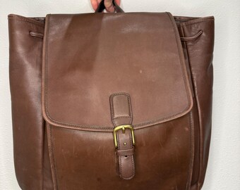 Vintage Brown Coach 5099 X-large Backpack - Etsy