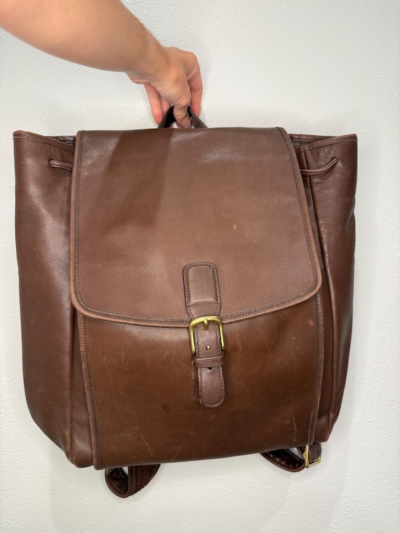 Vintage Brown Coach 5099 X-large Backpack - Etsy