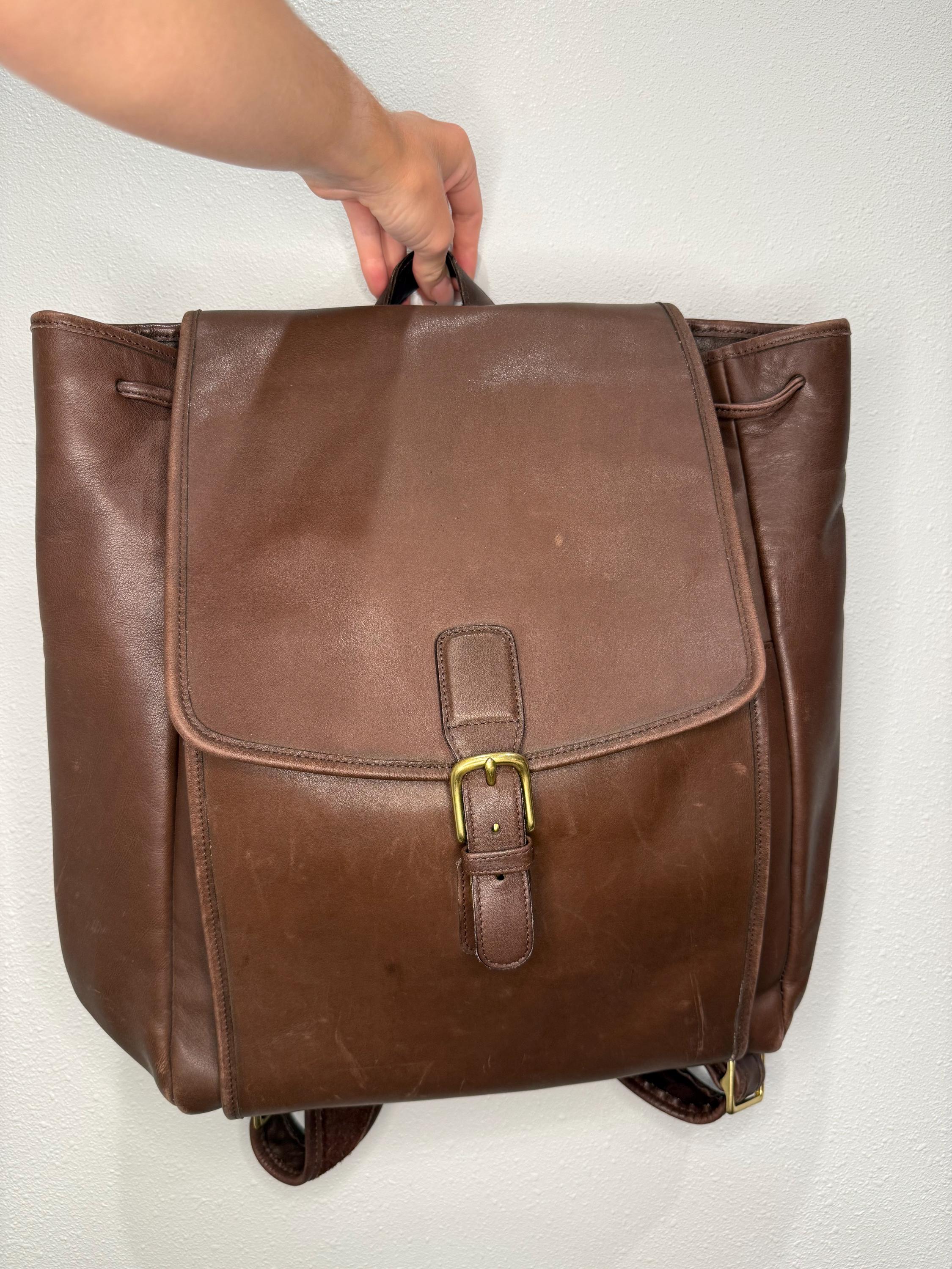 Vintage Brown Coach 5099 X-large Backpack - Etsy