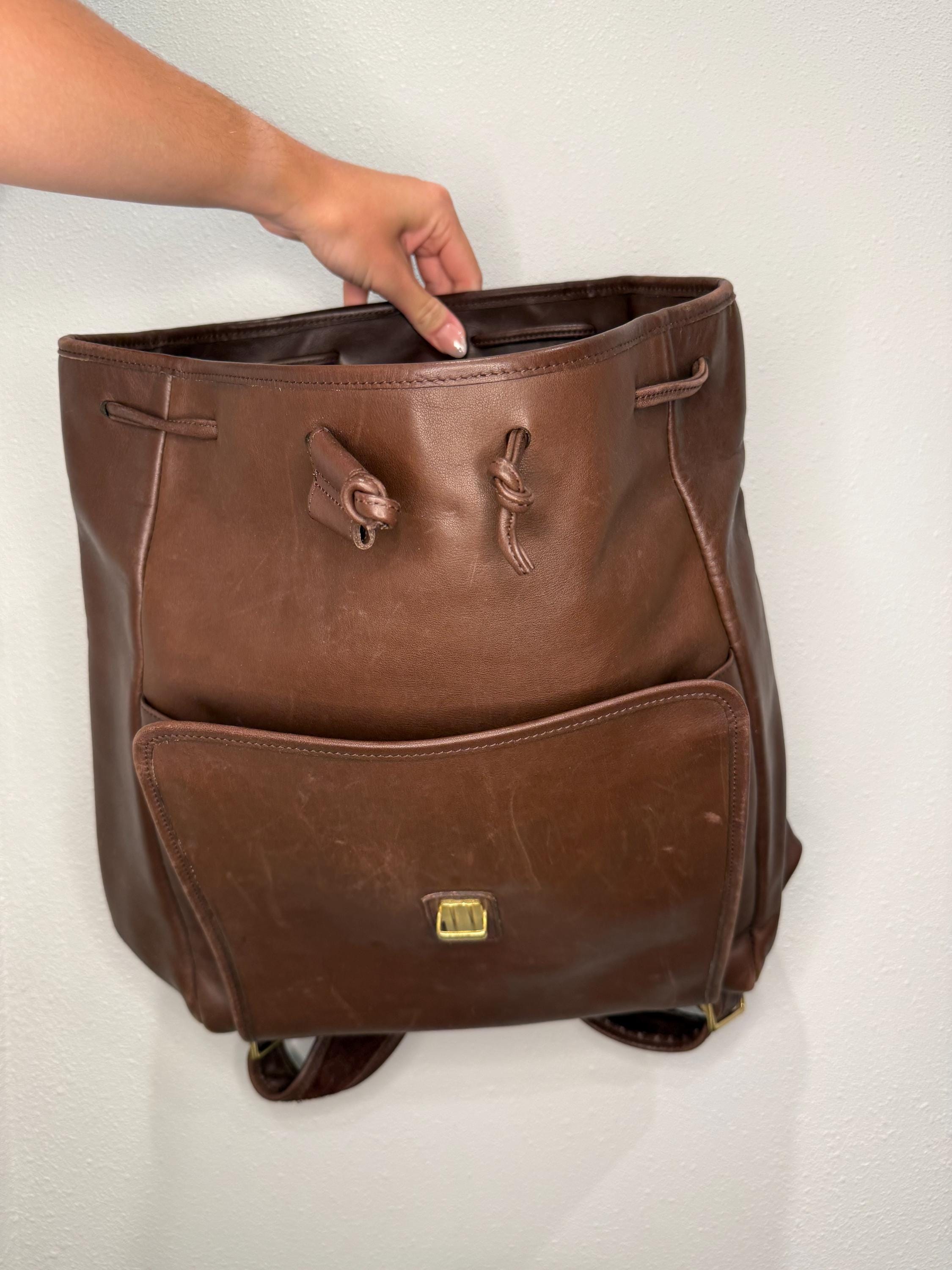 COACH リュック・バックパック Vintage Brown Coach 5099 X-large Backpack - Etsy
