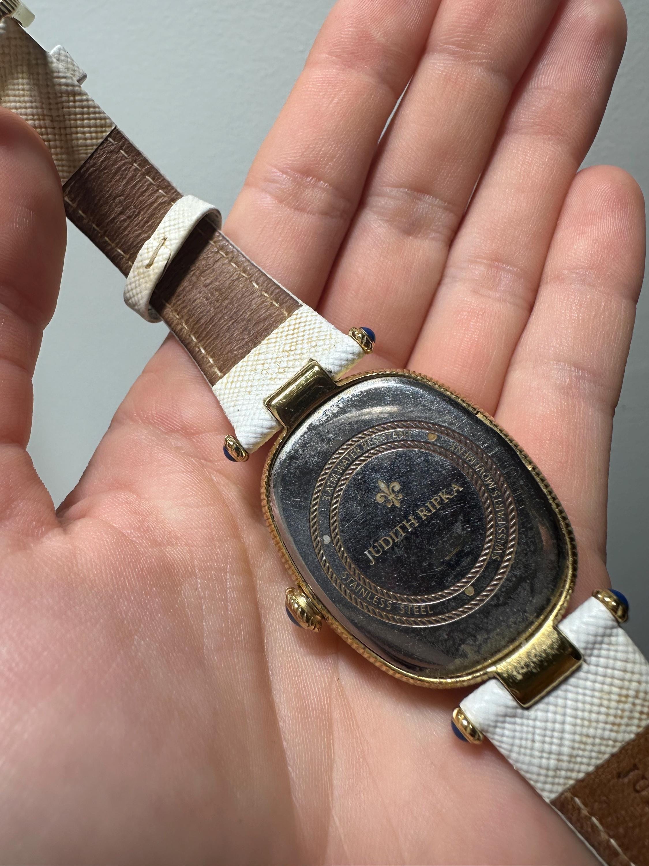 Judith Ripka Leather Watch Adjustable Purple Women main image 2