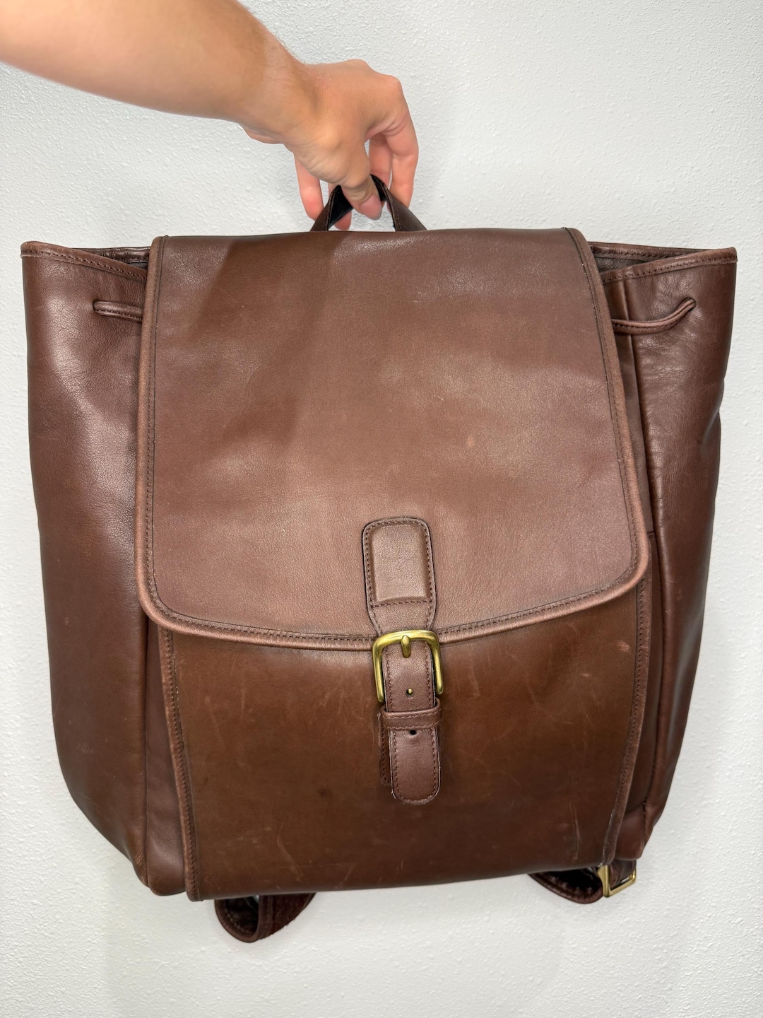 COACH リュック・バックパック Vintage Brown Coach 5099 X-large Backpack - Etsy