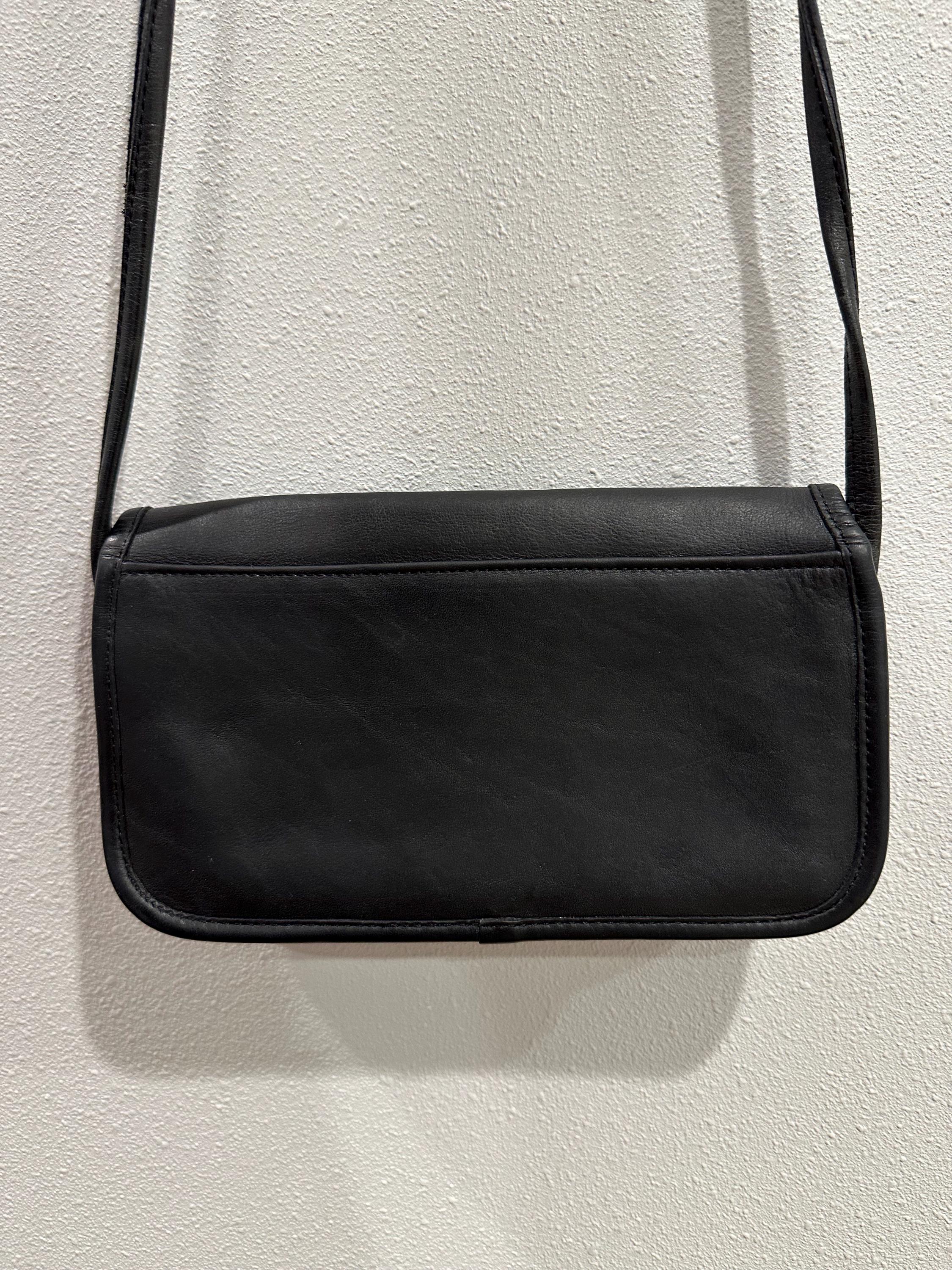 Vintage Coach Black NYC Dinky Penny Pocket Bag - Etsy