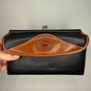 Vintage Black Leather Dooney & Bourke Wallet