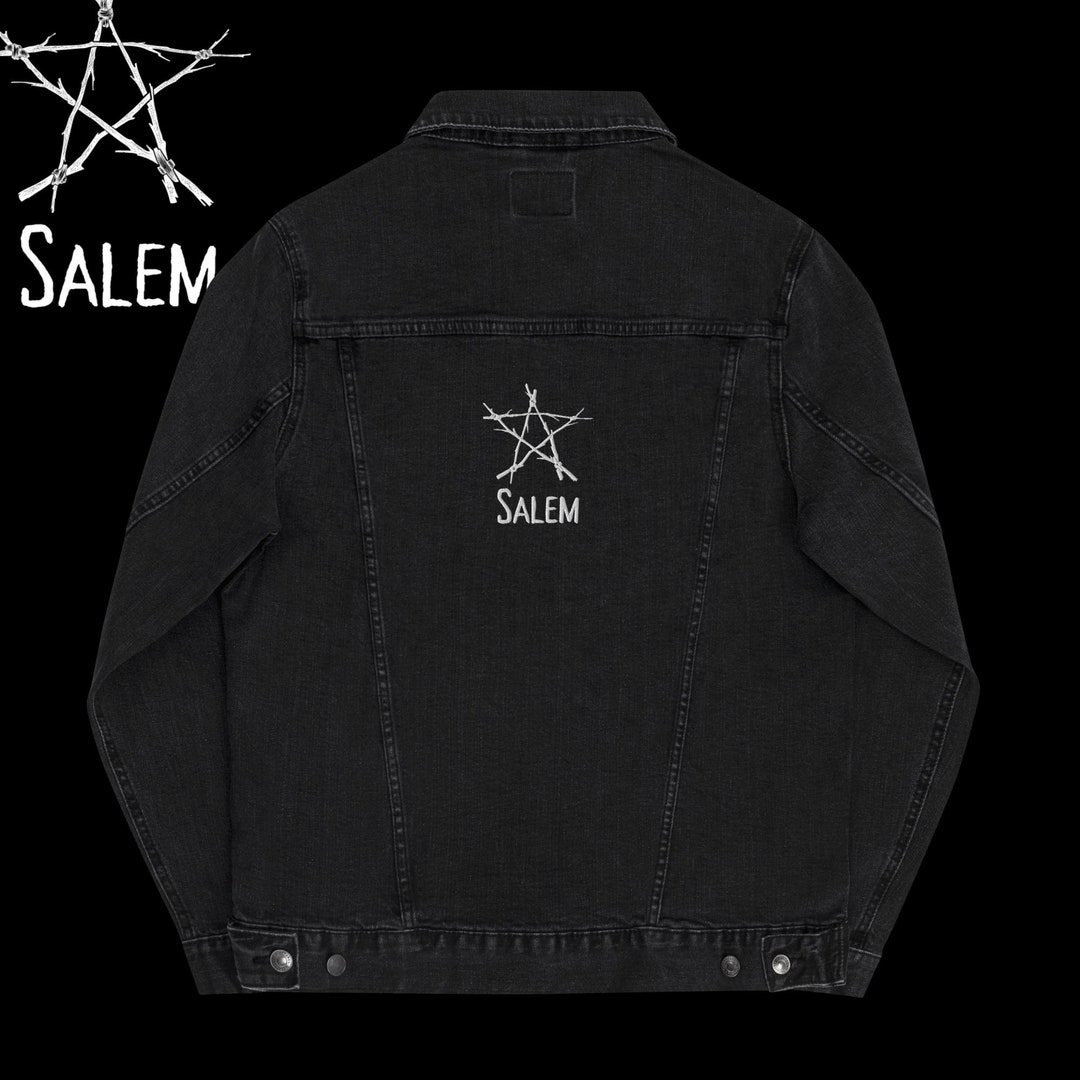Salem LIMITED Unisex Denim Jacket - Etsy