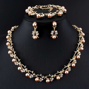 Pearl set jewellery clearance