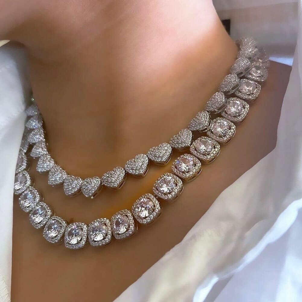 Cuban link cheap female necklace