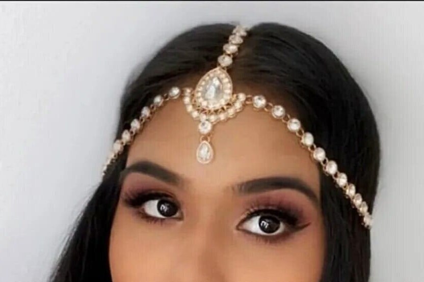 Forehead Chain Headpiece, Boho Indian Headpiece Hair Chain Jewellery