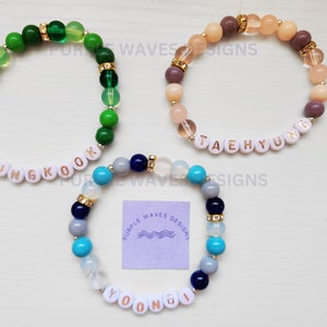BTS Bias Beaded Bracelet
