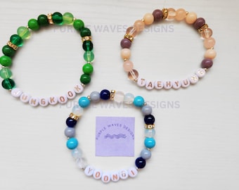 Kpop Bias Beaded Bracelet | Bangt@n Bracelet