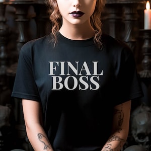 Buy Final Boss Tshirt Online In India Etsy India