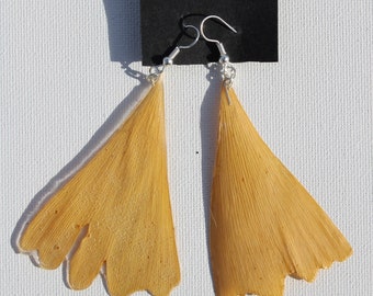 Ginkgoblatt Ohrringe