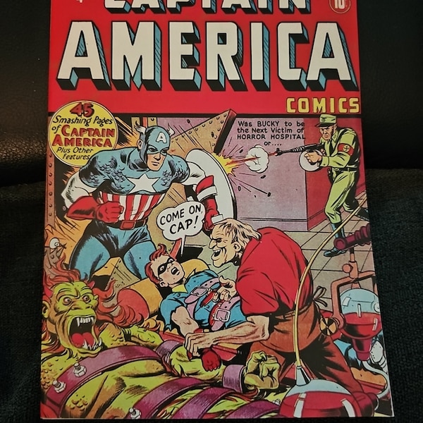 CAPTAIN AMERICA COMICS #4  facsimile reprint comic book