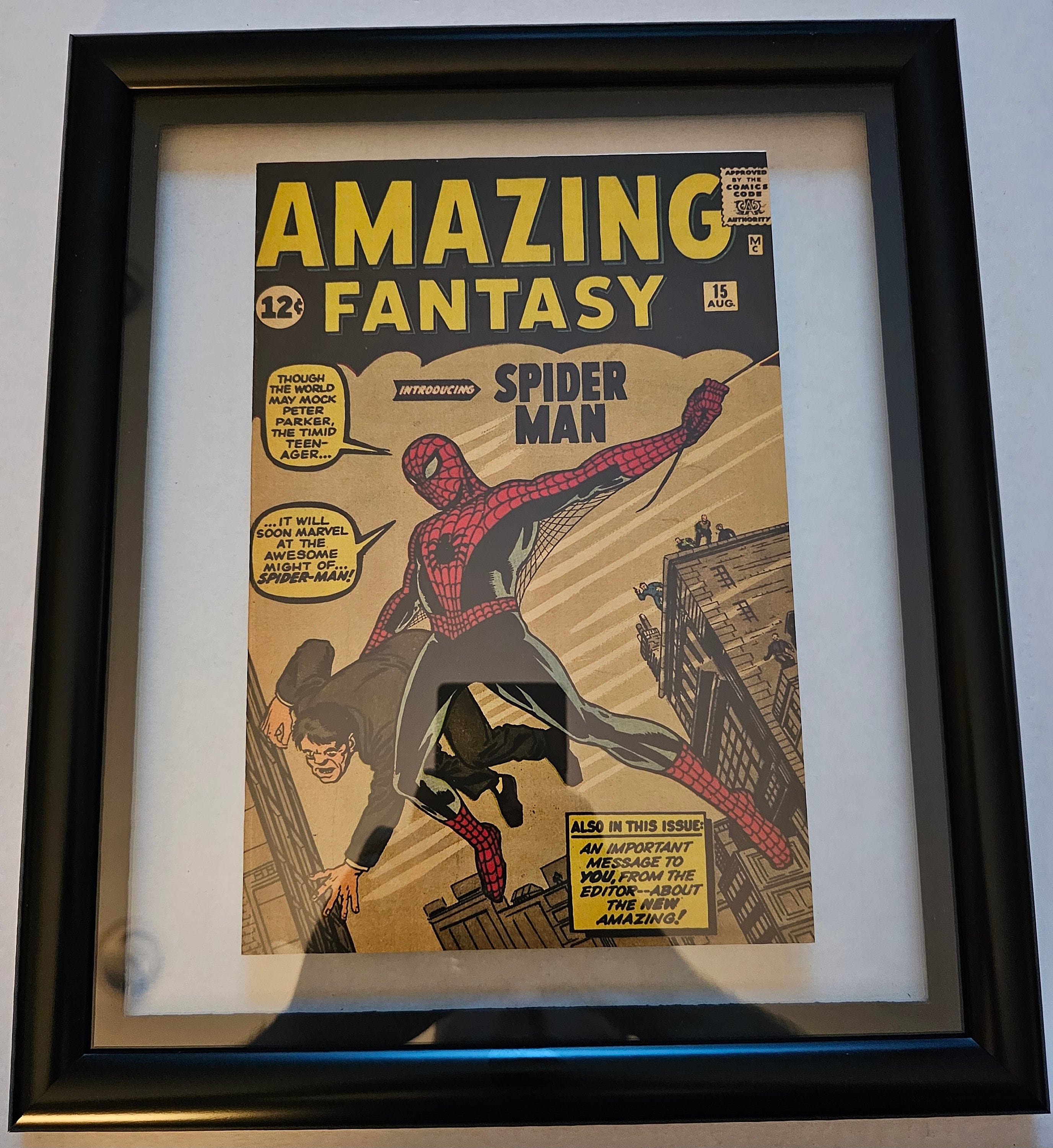 Amazing Fantasy 15 1st Spiderman Facsimile Reprint Comic Book