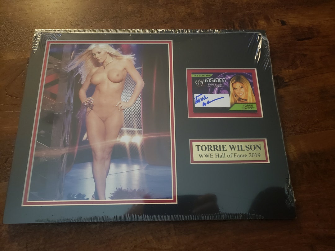 WWE TORRIE WILSON Nude Autograph 8x10 Photo Playboy With Card Matted - Etsy  Canada