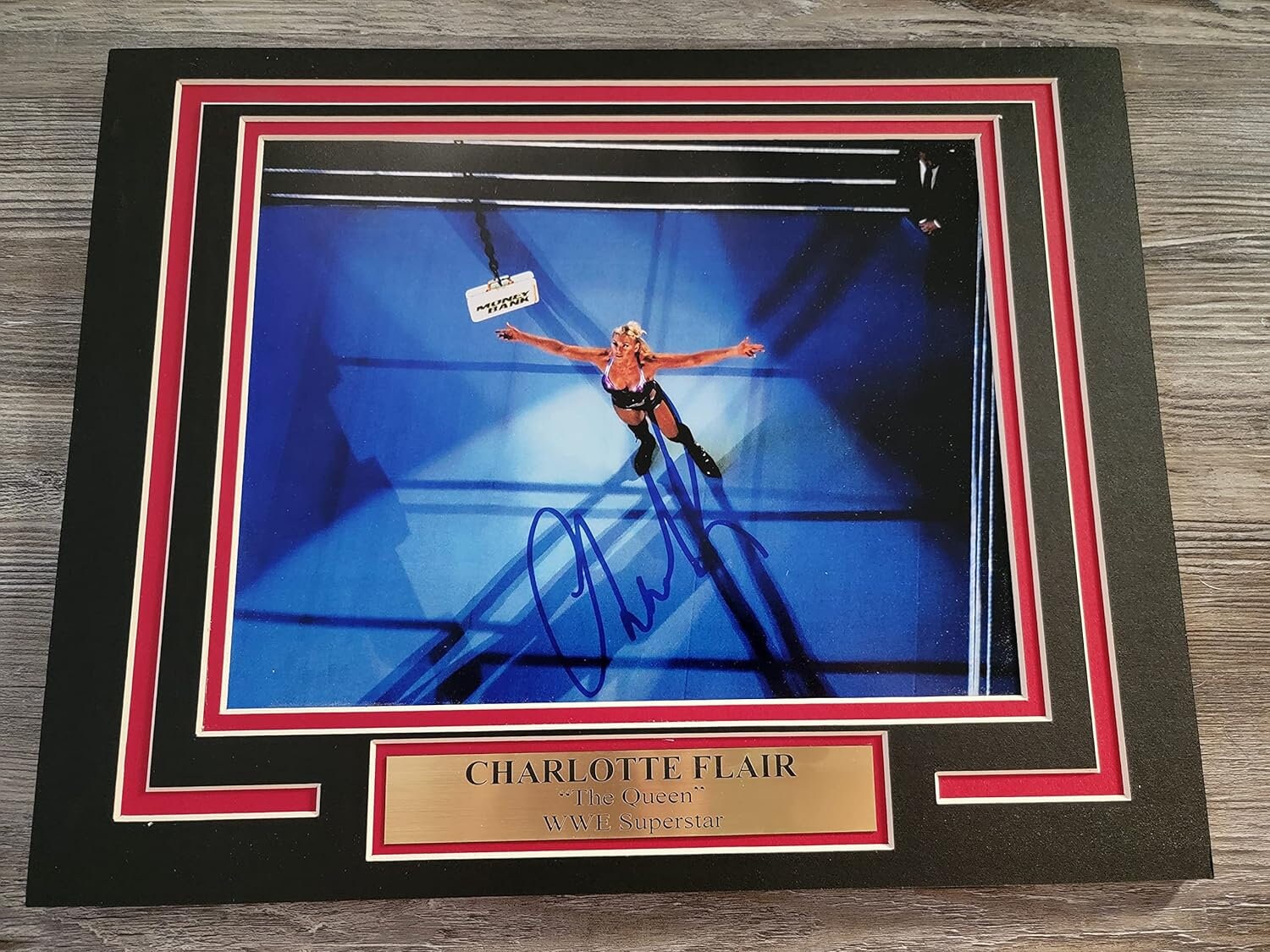 WWE CHARLOTTE FLAIR Signed Card Raw Smackdown | eBay