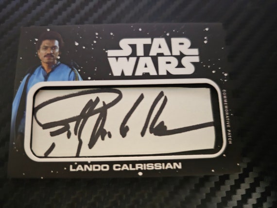 TOPPS STAR WARS Lando Calrissian Billie Dee Williams Autograph 