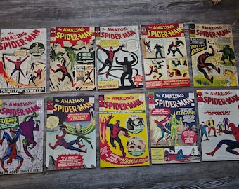 Amazing Spiderman #1 2 3 4 5 6 7 8 9 10  facsimile reprint comic book lot 10