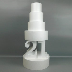 21st Birthday Cake Dummies Set