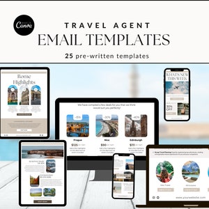 Travel agent email templates newsletter templates travel advisor small business travel marketing email marketing travel business prewritten