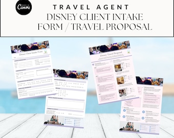 Formulario de admisión y propuesta para agentes de viajes de WDW (descarga digital)