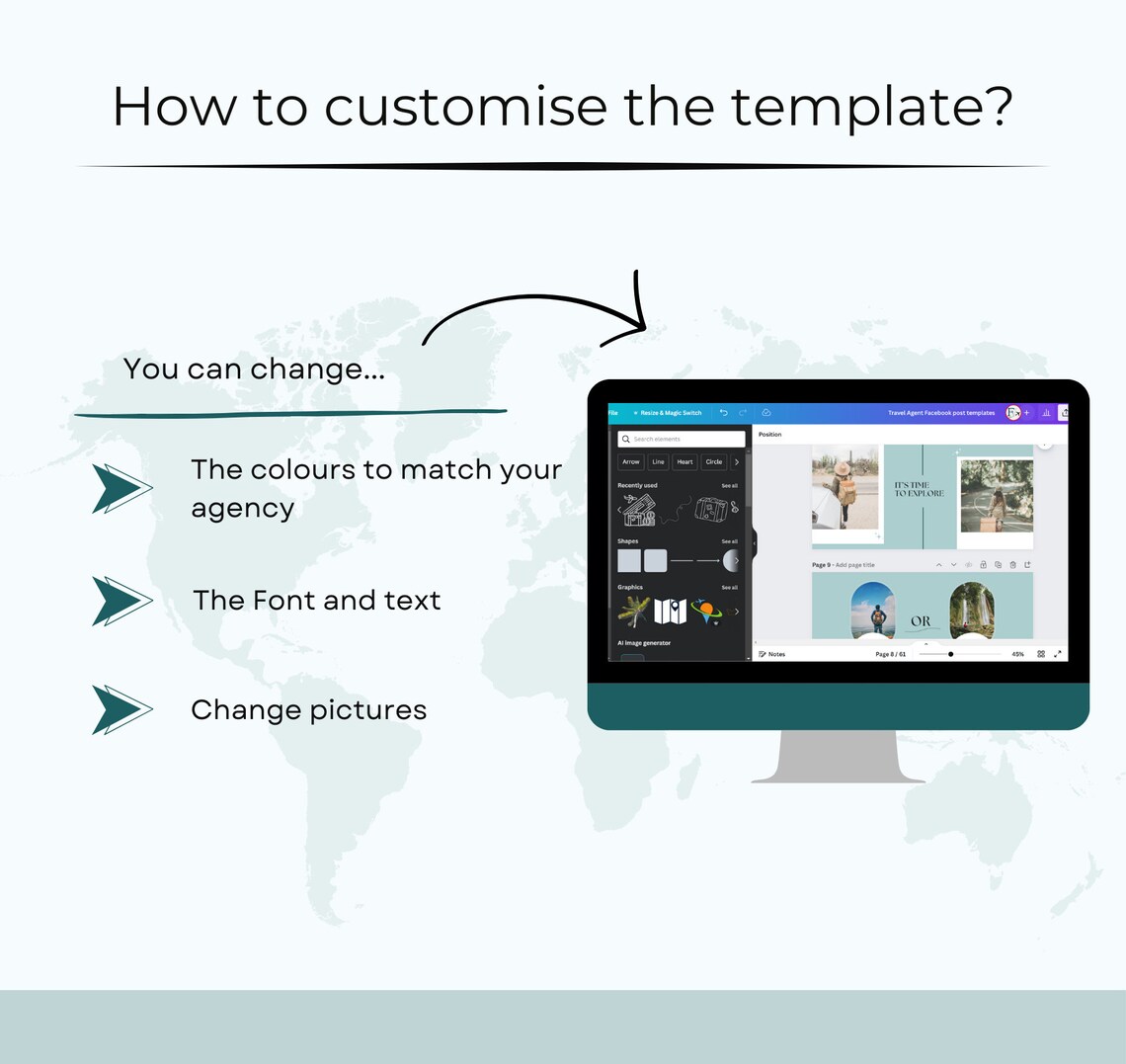 Agent Facebook Post Travel Agent Facebook Post Templates. Small Business Marketing. Travel ...
