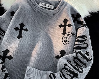 Cross sweatshirt custom sweater top sweatshirts