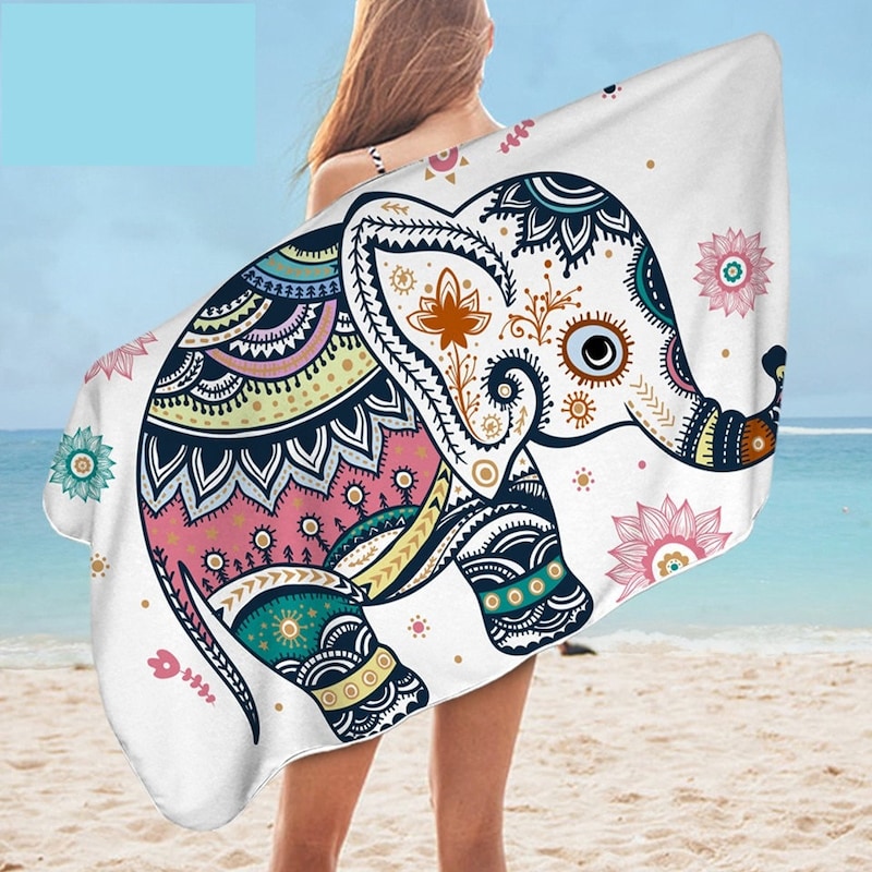 Splish Splash Elephant Bath Spa Hooded Towel main image 0
