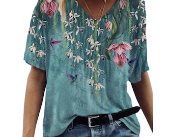 Flowers shirt custom shirt T-shirt 2023 shirts