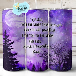 Christian 20 oz tumbler wrap png, digital download, positive Christian affirmation