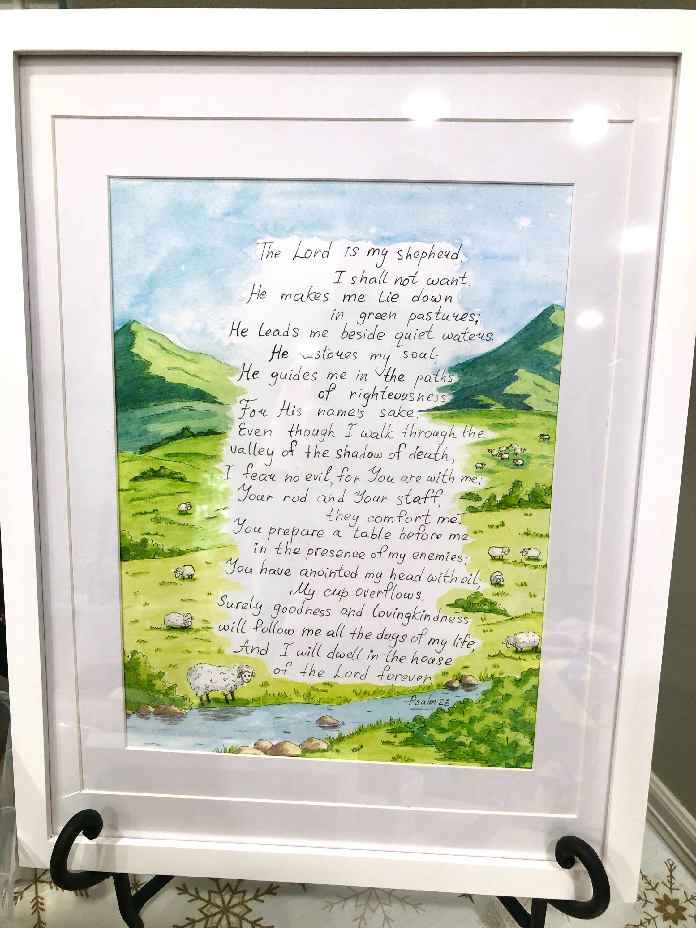 Psalm 23 The Lord Is My Shepherd Bible Verses Inspirational Quotes 