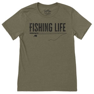 Mens Fishing T Shirt for Fisherman Fishing Gift for Men Fishing tshirt Present Fishing t-shirt Fisherman Gifts Fishing Funny Graphic Tee