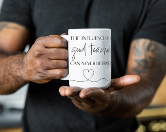 Coffee Mug for Male Teacher Coffee Cup for Educator Cup for Her Mug for Teacher Retirement Present for Teacher Appreciation Week