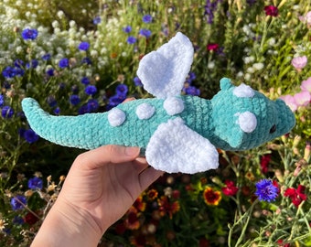 Oryx the Dragon Crochet Pattern no-sew