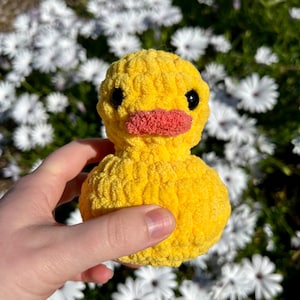 Rubber Duck Crochet Pattern no-sew