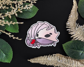 Silksong Bell Beast Vinyl Sticker | Hornet and Transport Bug Water Resistant Stickers | Hollow Knight Silksong Hornet Cute Video Game Decals