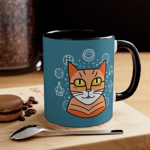 Math and Science Cat Mug